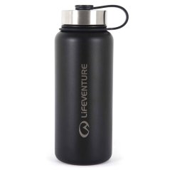 termofľaša LIFEVENTURE Stainless Steel FLASK 1L Matt Black