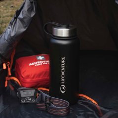 termofľaša LIFEVENTURE Stainless Steel FLASK 1L Matt Black