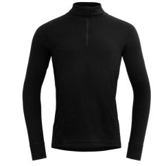 tričko DEVOLD DUO ACTIVE MERINO 205 ZIP NECK Man Black