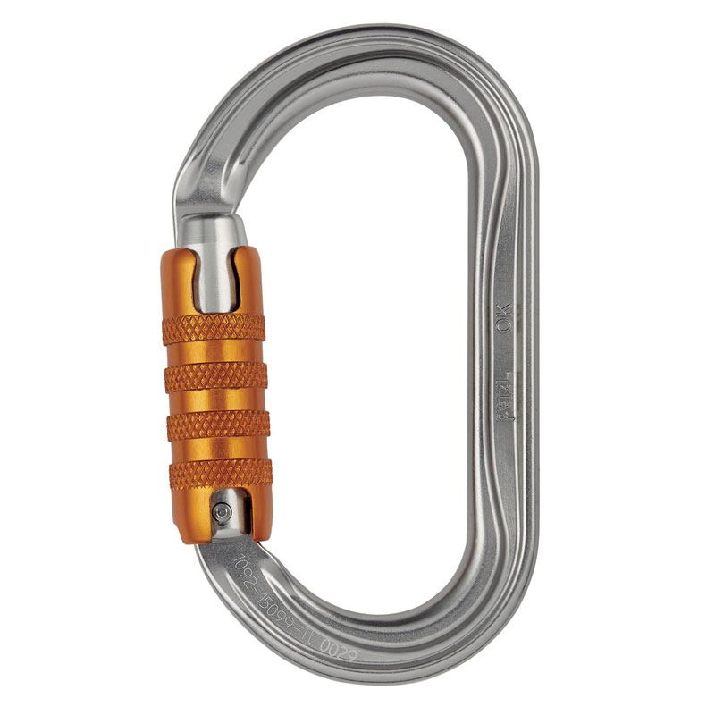 karabína PETZL OK TRIACT-LOCK Gray