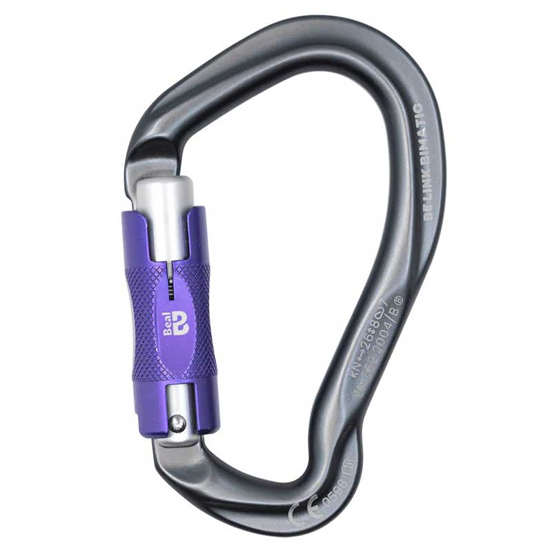 karabina BEAL BE LINK BI MATIC Matt Grey