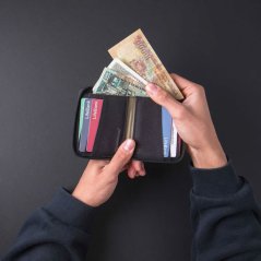 peněženka LIFEVENTURE X-PAC RFiD BI-FOLD Wallet Black