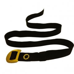 opasok CAMP Webbing Belt Black/Yellow