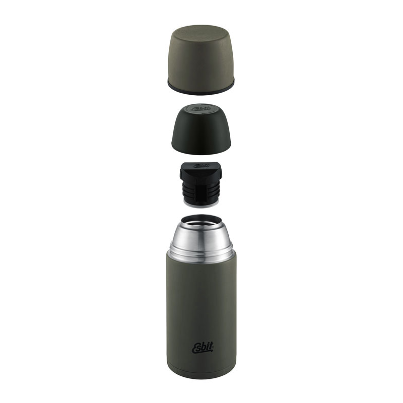 termoska ESBIT 0.75 L Vacuum Flask Olive Green