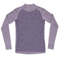 tričko DEVOLD KVITEGGA Merino 230 Cross Neck WMN Orchid