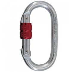 ocelová karabina CAMP STEEL OVAL STANDARD LOCK