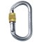 oceľová karabína SINGING ROCK STEEL OVAL SCREW Lock