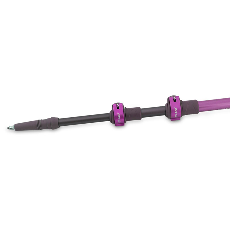 turistické hole PINGUIN ASCENT FL CORK 63-135cm Violet