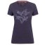 triko SALEWA PURE CHALK DRY W T-Shirt Navy Blazer Melange