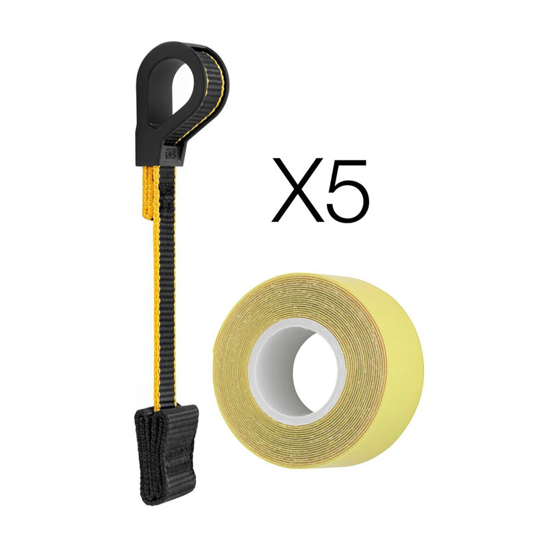 slučka PETZL TOOLINK S (pack of 5) + páska TOOLTAPE