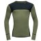 tričko DEVOLD LAUPAREN Merino 190 Shirt Man Ink/Lichen/Black