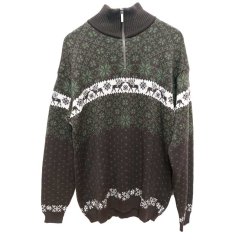 sveter KAMA L134 Brown/Green XXL
