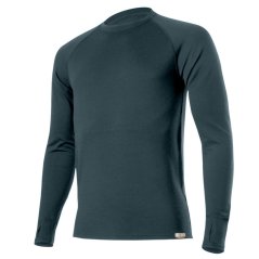 tričko s dlhým rukávom LASTING WITY Merino Wool 260g Men Petrol
