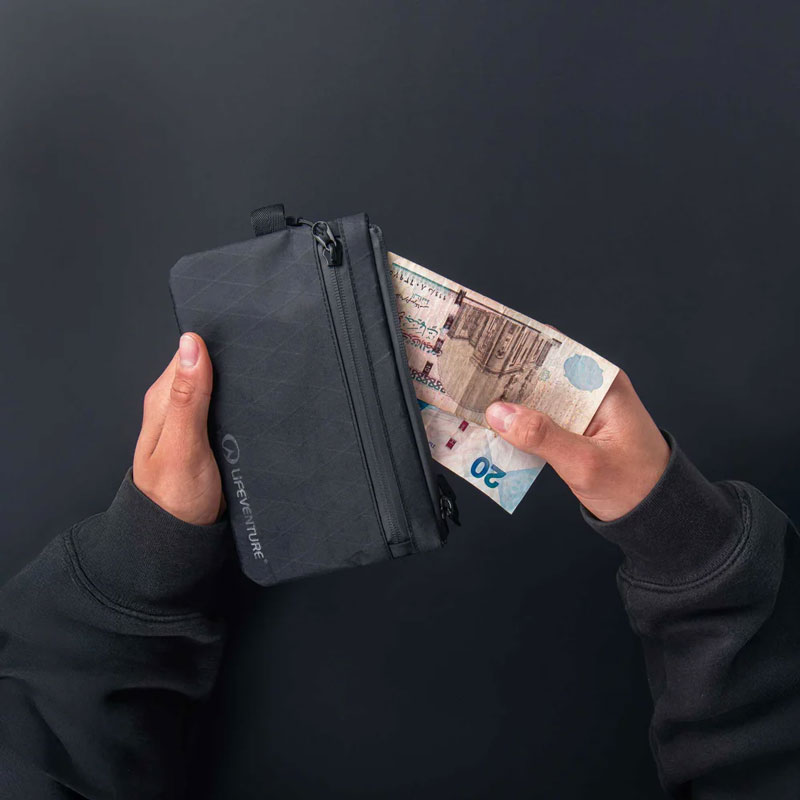 cestovní pouzdro LIFEVENTURE X-PAC ZIP POUCH Black