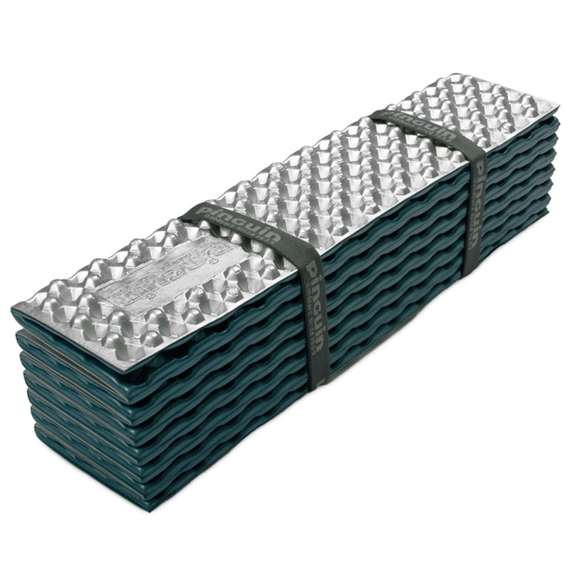 karimatka PINGUIN FOLD L ALU MAT Silver/Petrol