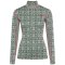 tričko KARI TRAA ROSE HALF ZIP Sage