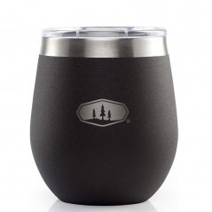 pohár GSI Glacier Stainless Glass Wine Tumbler 237ml Espresso