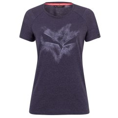 triko SALEWA PURE CHALK DRY W T-Shirt Navy Blazer Melange
