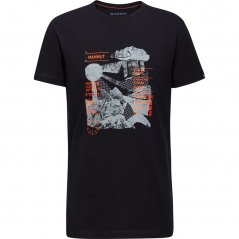 tričko MAMMUT MASSONE T-Shirt Men Rocks Black