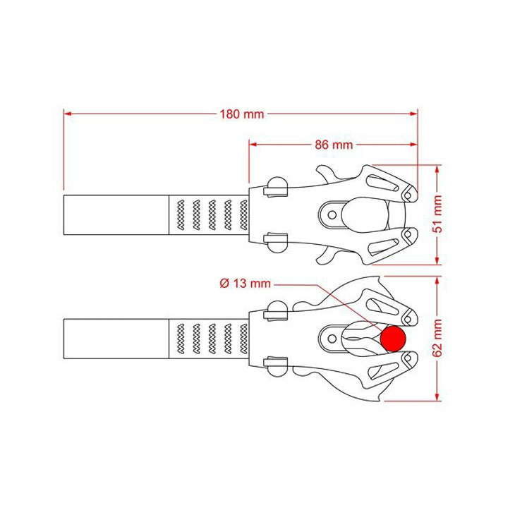 konektor KONG FROG Black/Orange