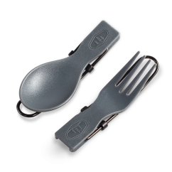 příbor GSI TEKK FOLDING CUTLERY SET Grey