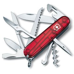 nůž VICTORINOX HUNTSMAN Red Transparent