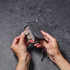 peněženka LIFEVENTURE RFiD COIN WALLET Grey
