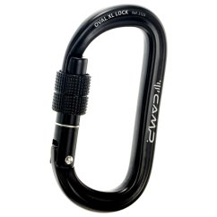 karabína CAMP OVAL XL LOCK Black