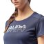 triko SALEWA SPORTY GRAPHIC DRY W S/S Tee Navy Blazer