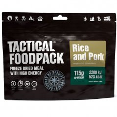 jídlo TACTICAL FOODPACK rýže s vepřovým masem 115g