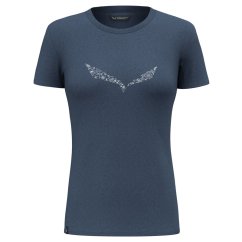 triko SALEWA SOLID DRY W T-Shirt Premium Navy Melange