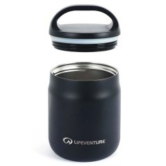 termoska na jedlo LIFEVENTURE FOOD Flask 600ml Black