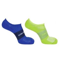 ponožky SALOMON SONIC 2-Pack 45-47 Lime Punch/Surf the Web