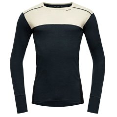 triko DEVOLD LAUPAREN Merino 190 Shirt Man Raw White/Ink/Black