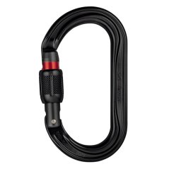 karabína PETZL OK SCREW-LOCK Black
