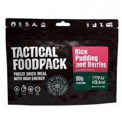jídlo TACTICAL FOODPACK rýžový pudink s malinami 90g