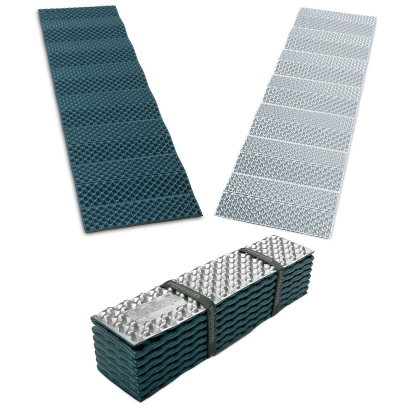 karimatka PINGUIN FOLD L ALU MAT Silver/Petrol