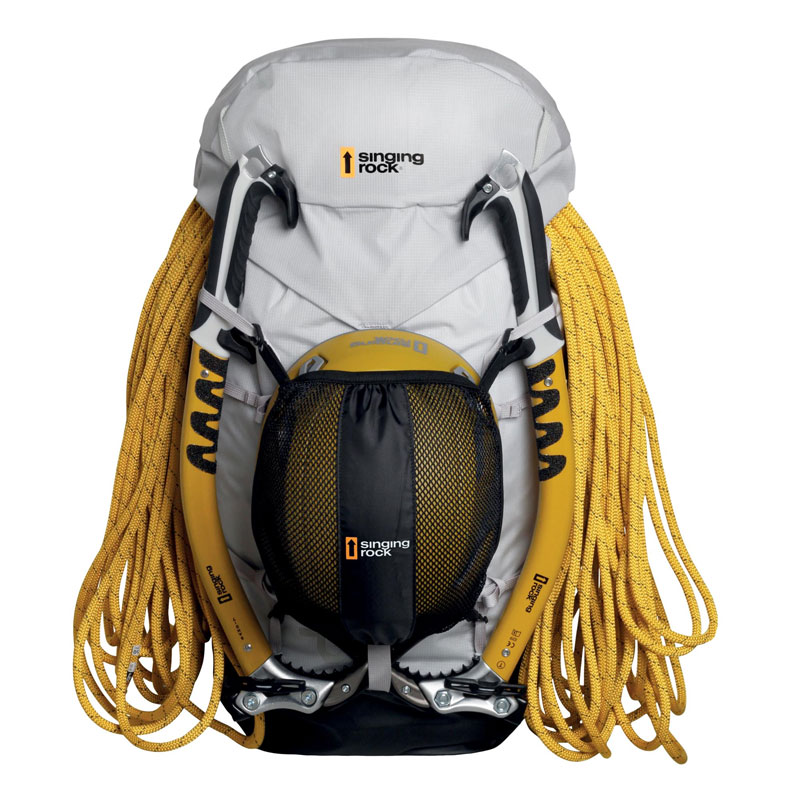 sieťka na prilbu SINGING ROCK HELMET HOLDER Black
