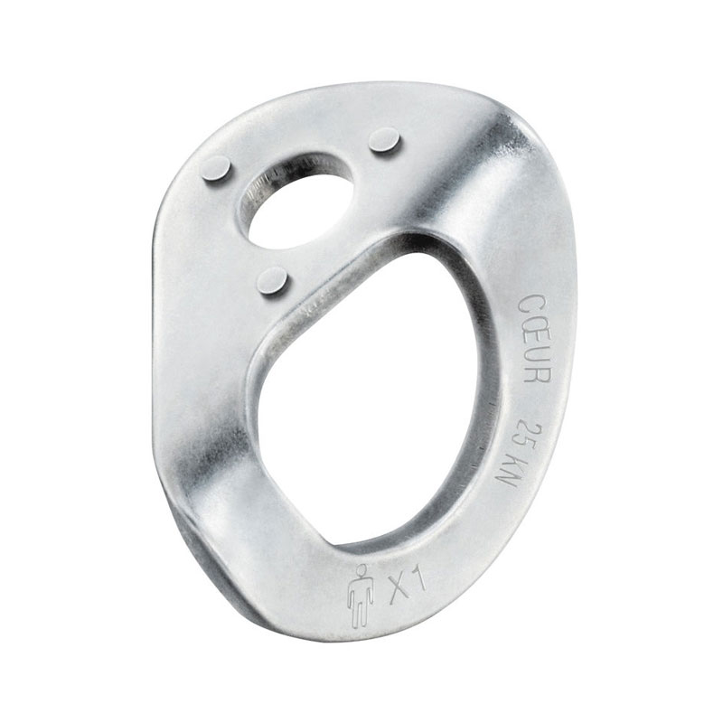 plaketa PETZL COEUR Stainless 12mm