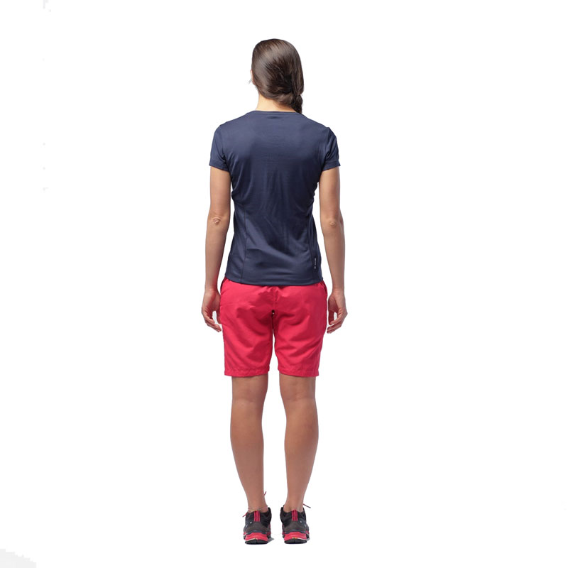 triko SALEWA SPORTY GRAPHIC DRY W S/S Tee Navy Blazer