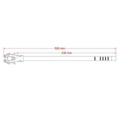 konektor KONG PROG XL 50cm Black