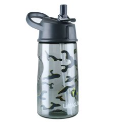 láhev LittleLife Flip-Top Bottle 550ml Camo