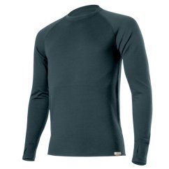 tričko s dlouhým rukávem LASTING WITY Merino Wool 260g Men Navy Blue