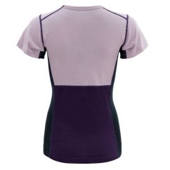 tričko DEVOLD LAUPAREN Merino 190 T-Shirt Woman Orchid/Lilac/Ink