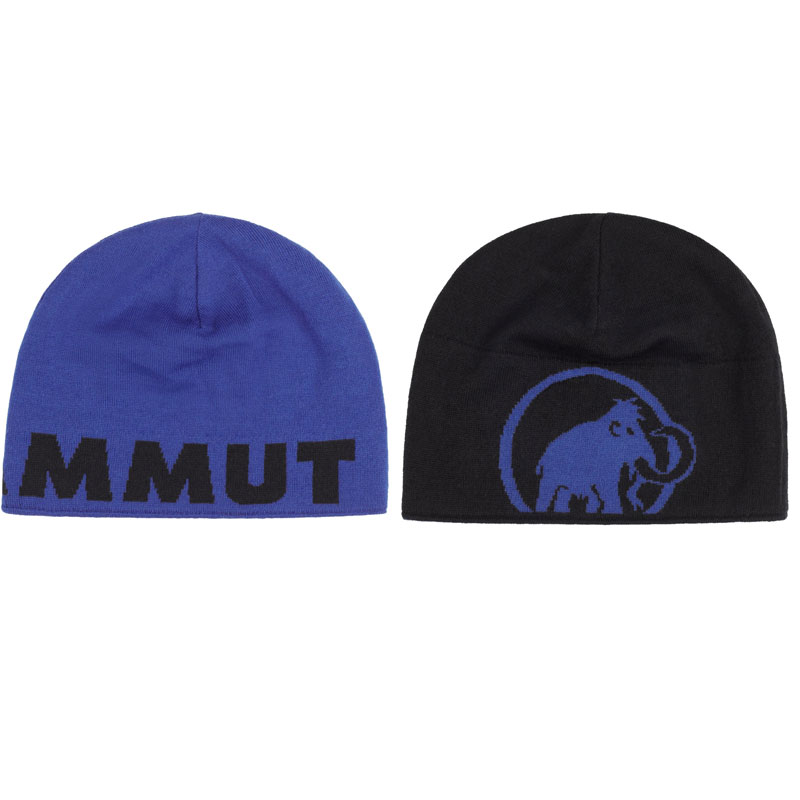 čiapka MAMMUT LOGO Beanie Eiger Blue-Black