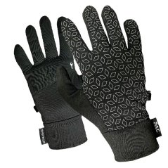 rukavice PAC RUNNING REFLECTIVE GLOVE + TOUCH Black M
