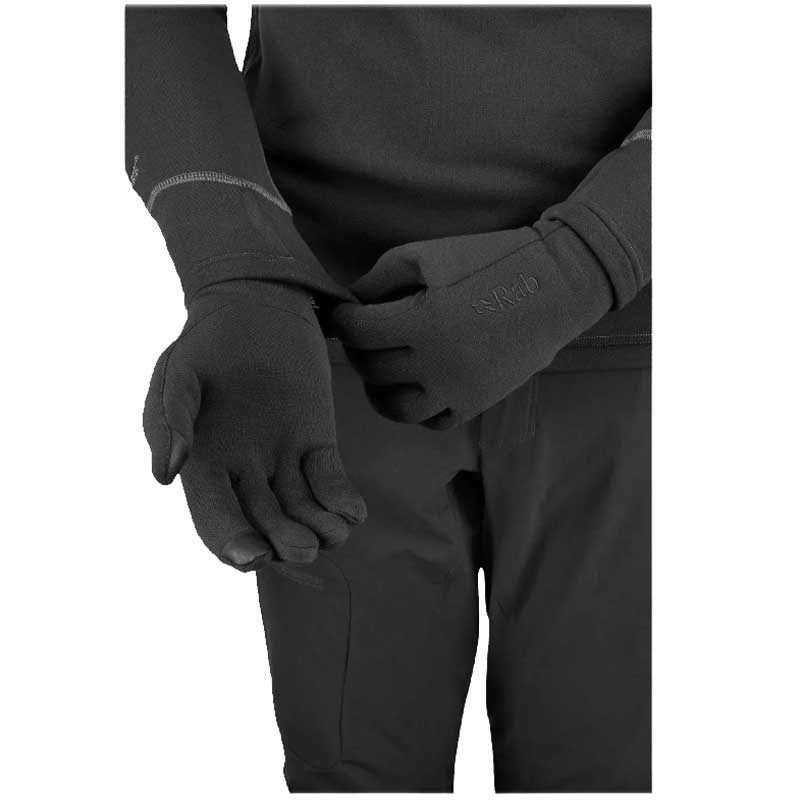 rukavice RAB POWER STRETCH CONTACT Gloves Black S