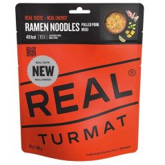 jídlo REAL TURMAT Ramen těstoviny s s trhaným bravčovým masem 96g