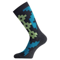 ponožky LASTING WHP 900 Green/Blue M (38-41)