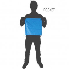 ručník LIFEVENTURE SoftFibre Trek Towel Pocket Blue